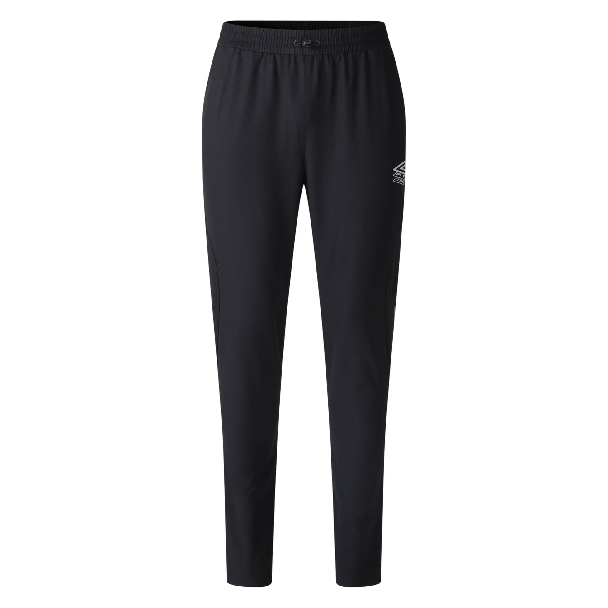 Black - Front - Umbro Mens Pro Training Elite Hybrid Tracksuit Bottoms