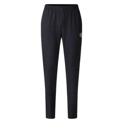 Black - Front - Umbro Mens Pro Training Elite Hybrid Tracksuit Bottoms