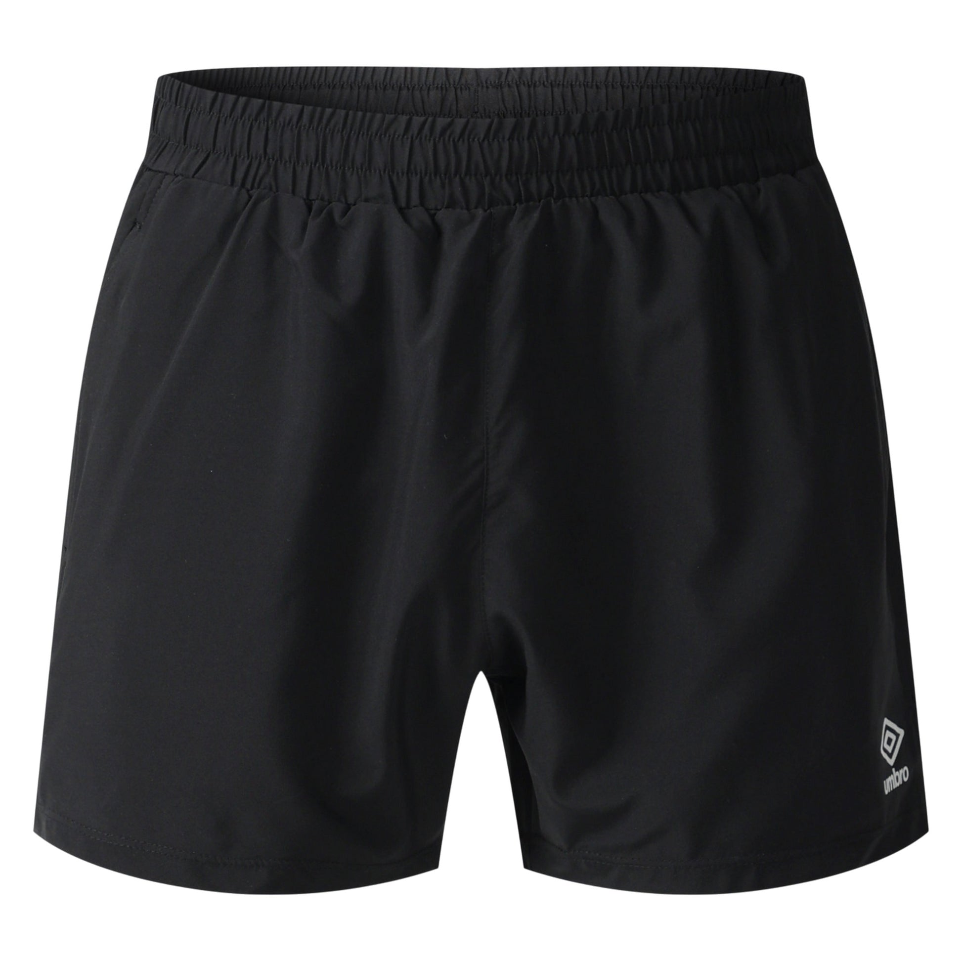 Black - Front - Umbro Mens Woven Training Shorts