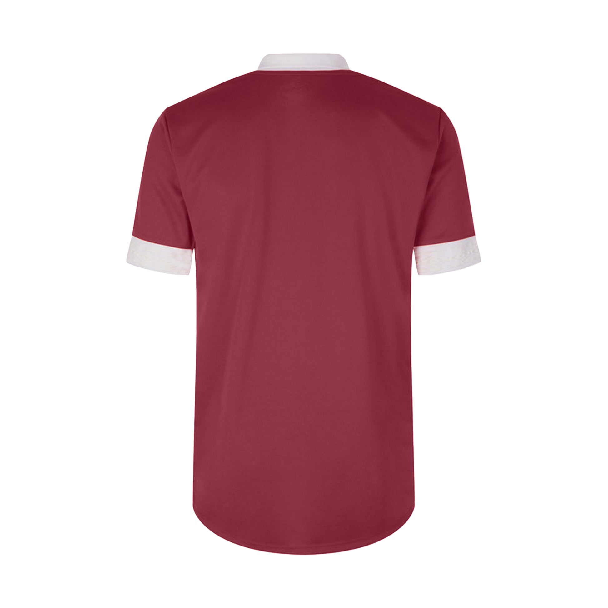 New Claret-White - Back - Umbro Childrens-Kids Tempest Short-Sleeved Jersey