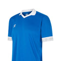 Royal Blue-White - Side - Umbro Childrens-Kids Tempest Short-Sleeved Jersey