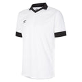 White-Black - Front - Umbro Childrens-Kids Tempest Short-Sleeved Jersey