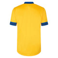 Yellow-Royal Blue - Back - Umbro Childrens-Kids Tempest Short-Sleeved Jersey