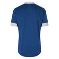 Navy-White - Back - Umbro Childrens-Kids Tempest Short-Sleeved Jersey