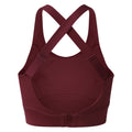 Plum - Back - Umbro Womens-Ladies Pro Training Sports Bra