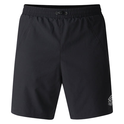 Black - Front - Umbro Mens Pro Training Woven Shorts