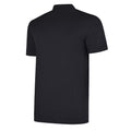 Black-White - Back - Umbro Boys Essential Polo Shirt
