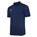 Dark Navy-White - Front - Umbro Boys Essential Polo Shirt