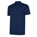 Dark Navy-White - Back - Umbro Boys Essential Polo Shirt