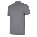 Carbon-White - Back - Umbro Boys Essential Polo Shirt