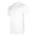 White-Black - Front - Umbro Boys Essential Polo Shirt