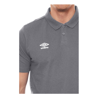 Carbon-White - Lifestyle - Umbro Boys Essential Polo Shirt