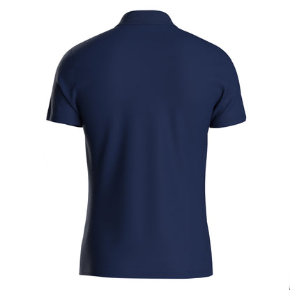 Dark Navy-White - Back - Umbro Boys Essential Polo Shirt