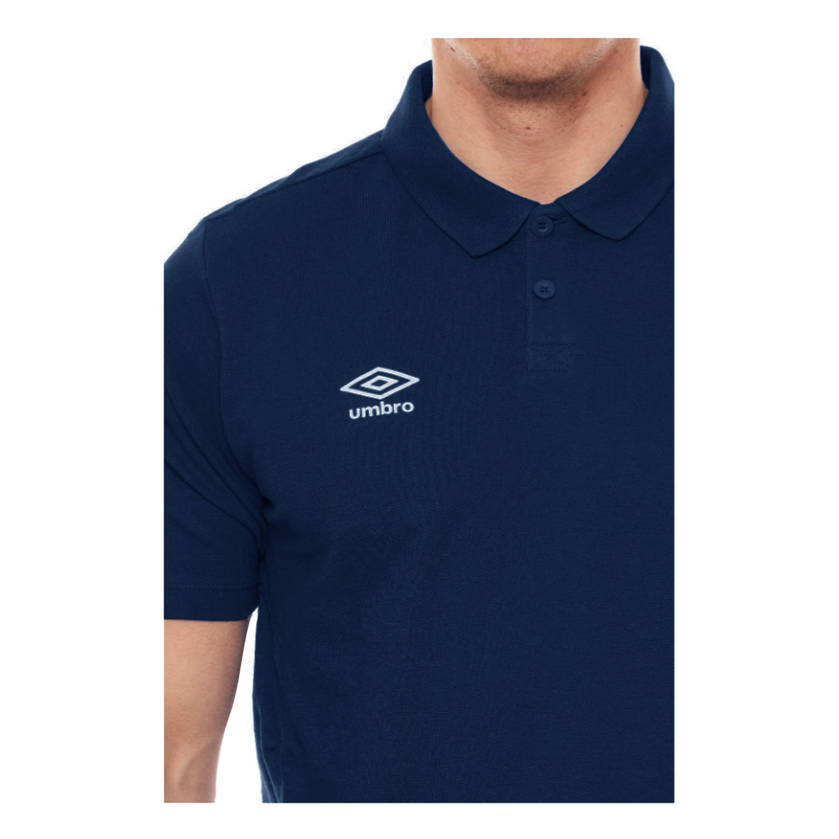Dark Navy-White - Lifestyle - Umbro Boys Essential Polo Shirt