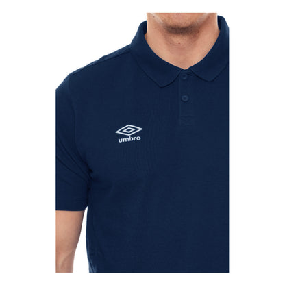 Dark Navy-White - Lifestyle - Umbro Boys Essential Polo Shirt