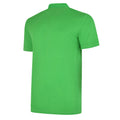 Emerald-White - Back - Umbro Boys Essential Polo Shirt