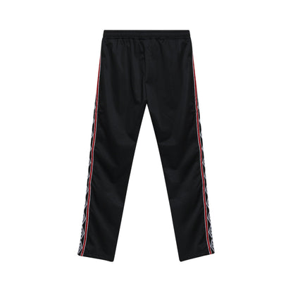 Black - Back - Umbro Mens Taped Tracksuit Bottoms