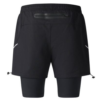 Black - Back - Umbro Mens Pro Training Elite Hybrid Short