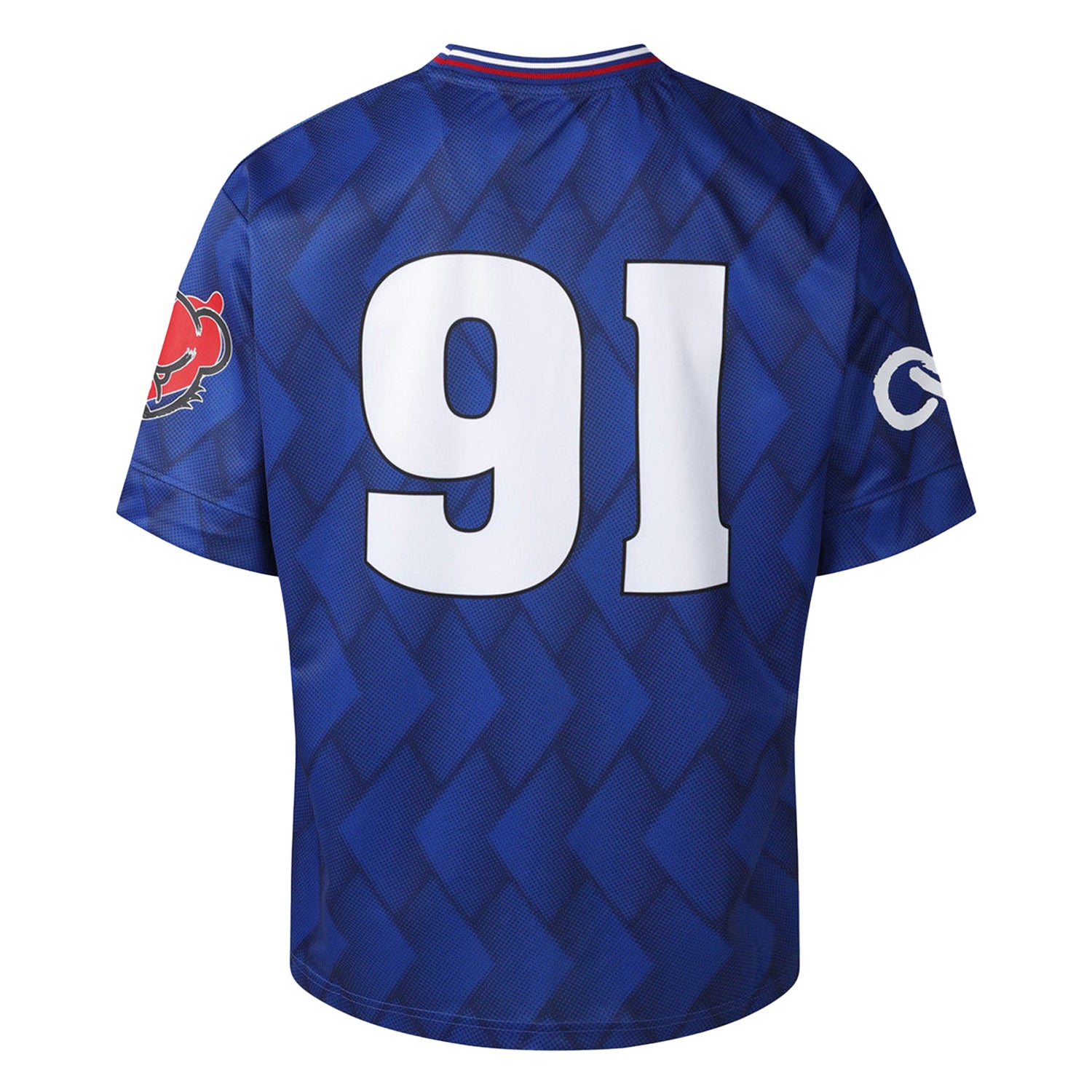 Blue - Back - Umbro Mens Ed Sheeran Ipswich Town FC Jersey