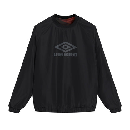 Black-Orange - Front - Umbro Mens Reversible Top