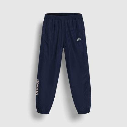 Dark Navy-Vista Blue - Front - Umbro Mens Relaxed Fit Tracksuit Bottoms