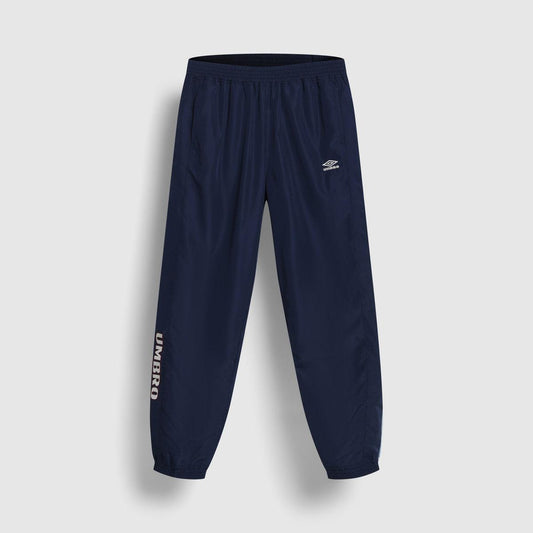 Dark Navy-Vista Blue - Front - Umbro Mens Relaxed Fit Tracksuit Bottoms