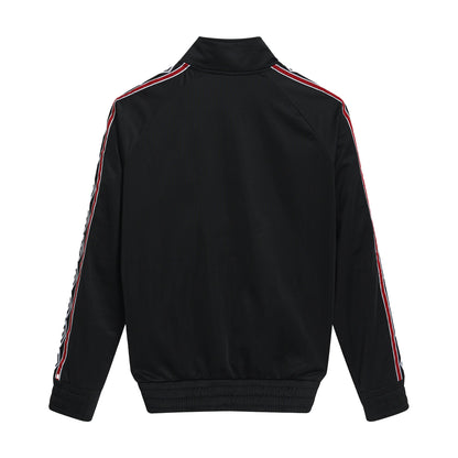Black - Back - Umbro Mens Taped Track Top