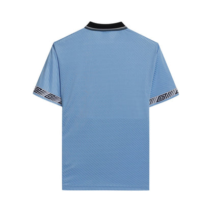 Vista Blue - Back - Umbro Mens Taped Football Shirt