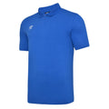 Royal Blue-White - Front - Umbro Boys Essential Polo Shirt