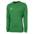 Emerald - Front - Umbro Mens Club Long-Sleeved Jersey