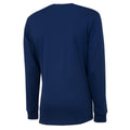 Navy - Back - Umbro Mens Club Long-Sleeved Jersey