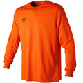 Shocking Orange - Front - Umbro Mens Club Long-Sleeved Jersey