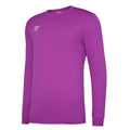 Purple Cactus - Front - Umbro Mens Club Long-Sleeved Jersey