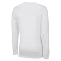 White - Back - Umbro Mens Club Long-Sleeved Jersey