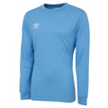 Sky Blue - Front - Umbro Mens Club Long-Sleeved Jersey