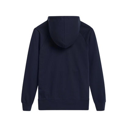 Vista Blue-Dark Navy - Back - Umbro Mens Iconic Hoodie