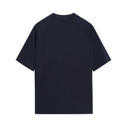 Vista Blue-Dark Navy - Back - Umbro Mens Iconic Boxy T-Shirt