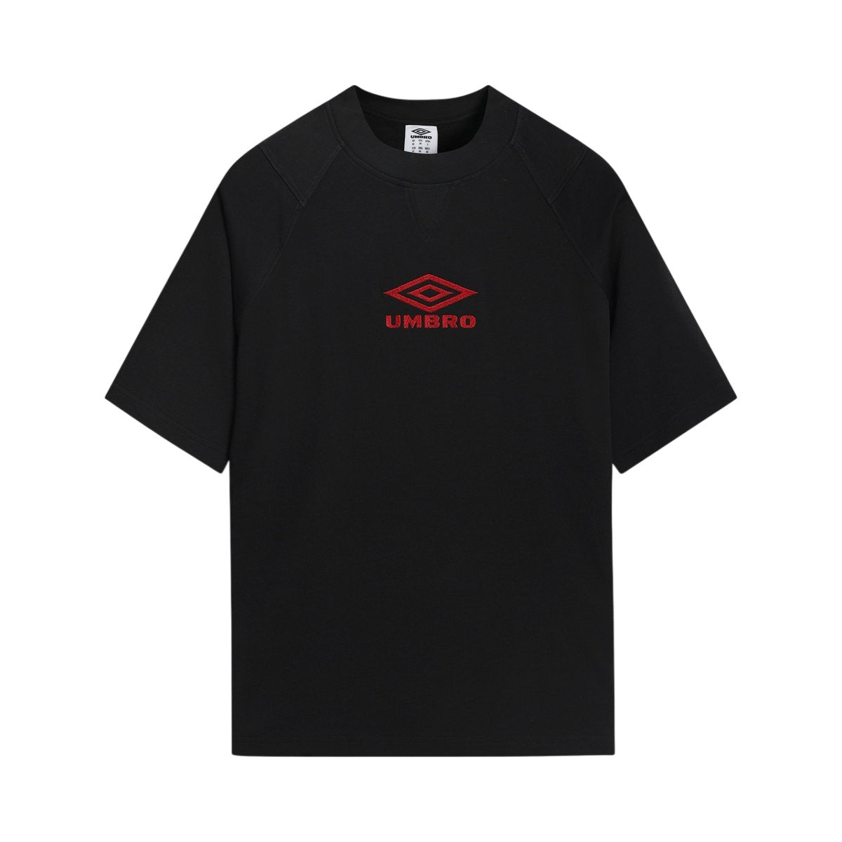 Black-Chili Pepper - Front - Umbro Mens Iconic Boxy T-Shirt