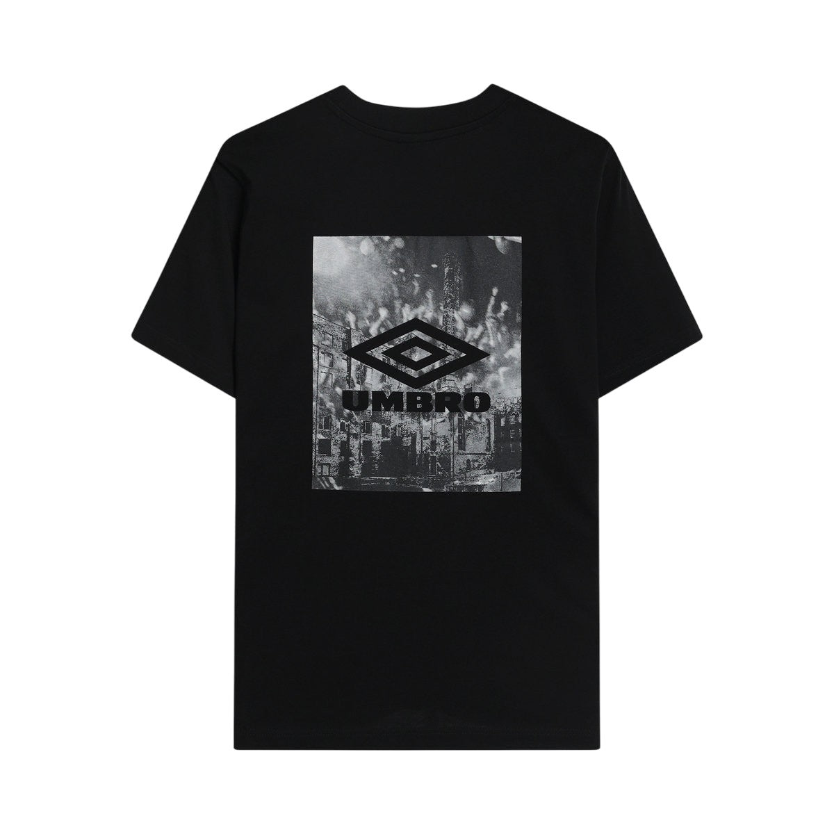 Black - Back - Umbro Mens Industry T-Shirt
