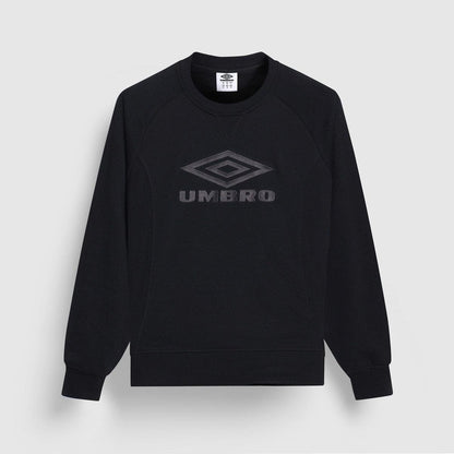 Black-Volcanic Ash - Front - Umbro Mens Iconic Sweatshirt