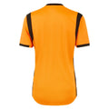 Shocking Orange-Black - Back - Umbro Mens Spartan Short-Sleeved Jersey