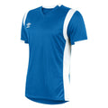 Royal Blue-White - Front - Umbro Mens Spartan Short-Sleeved Jersey