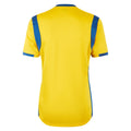 Yellow-Royal Blue - Back - Umbro Mens Spartan Short-Sleeved Jersey