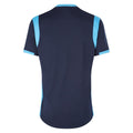 Dark Navy-Sky Blue - Back - Umbro Mens Spartan Short-Sleeved Jersey