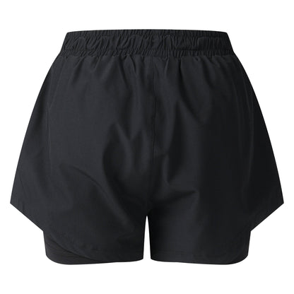 Black - Back - Umbro Womens-Ladies Pro Training Hybrid Short