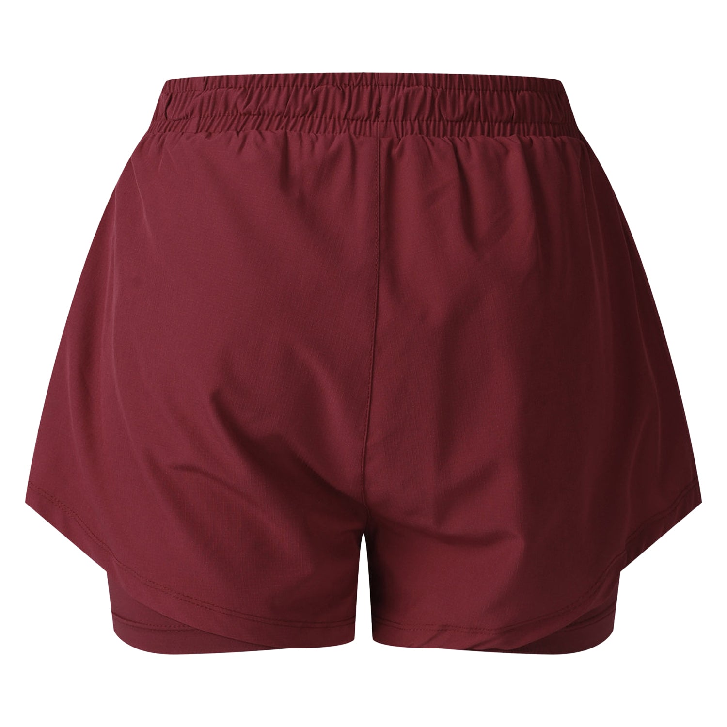 Plum - Back - Umbro Womens-Ladies Pro Training Hybrid Short