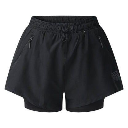 Black - Front - Umbro Womens-Ladies Pro Training Hybrid Short