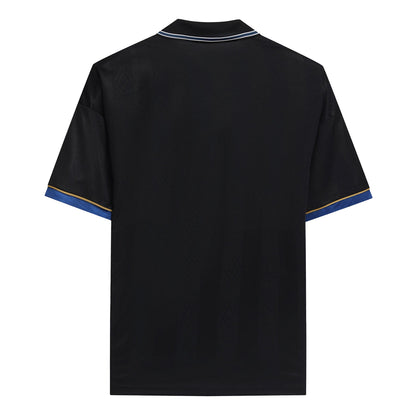 Black - Back - Umbro Mens Boxy Football Shirt