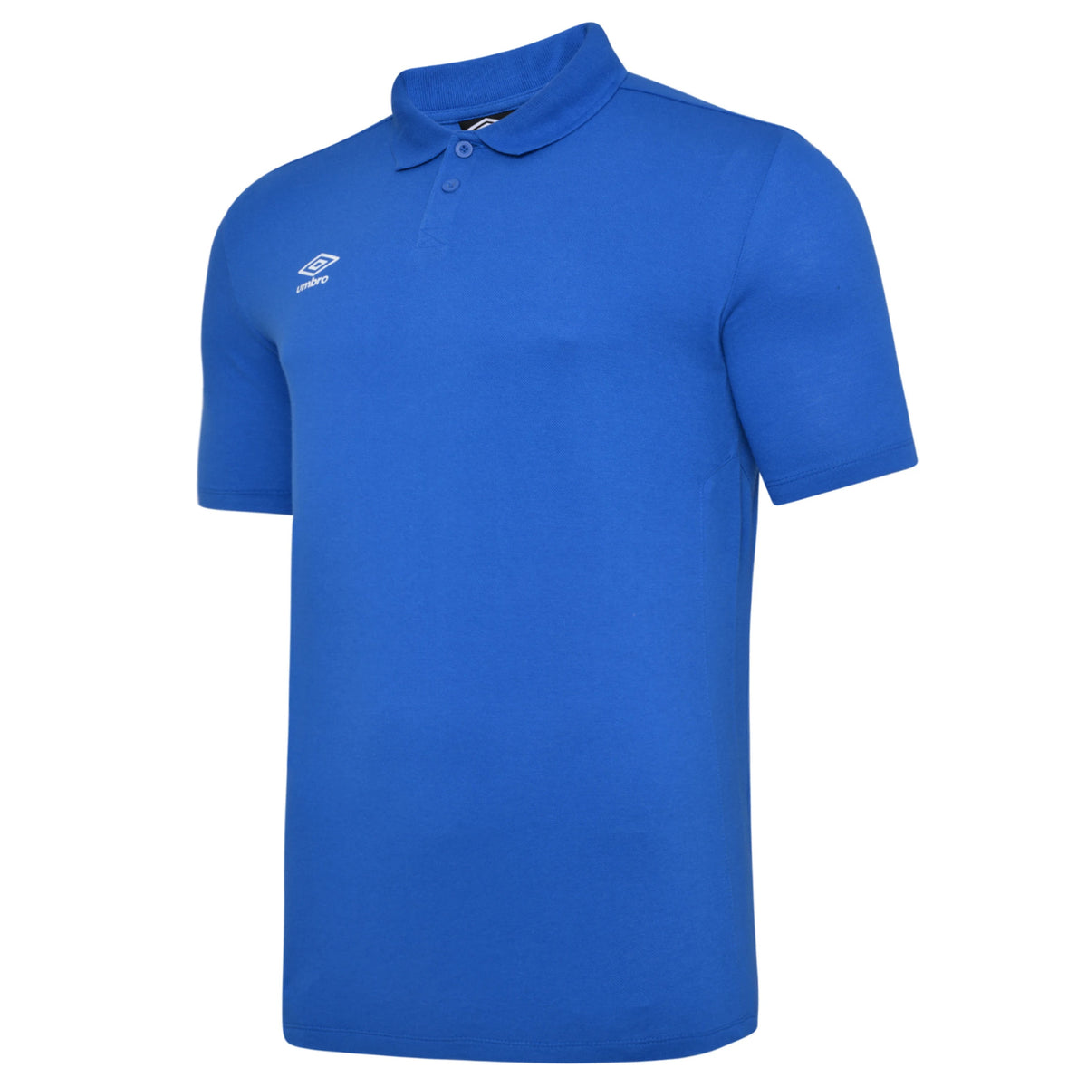 Royal Blue-White - Side - Umbro Mens Essential Polo Shirt