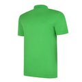 Emerald-White - Side - Umbro Mens Essential Polo Shirt